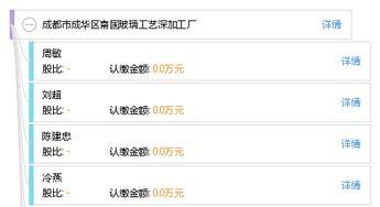 成都市成華區南國玻璃工藝深加工廠綜合信息解讀 工商、信用、財務與聯絡指南